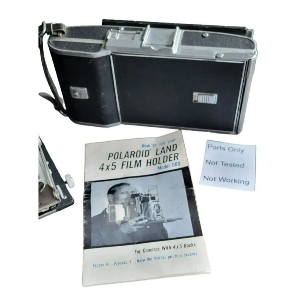 Graphic Camera & Polaroid Land Camera - Part Only - Not Working‎